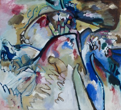 Improvisatie 21 a door Wassily Kandinsky