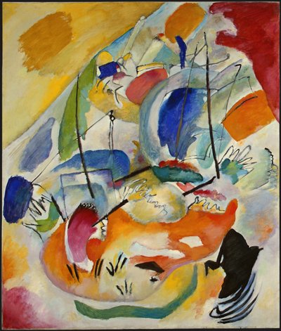 Improvisatie 31, zeeslag door Wassily Kandinsky