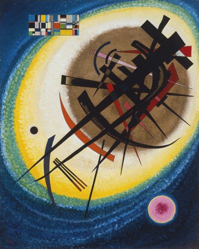 In de Heldere Ovaal, 1925 door Wassily Kandinsky