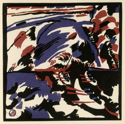 Kahnfahrt (Blatt 28 aus: "Klänge") door Wassily Kandinsky