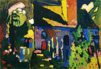 Kerk in Murnau door Wassily Kandinsky