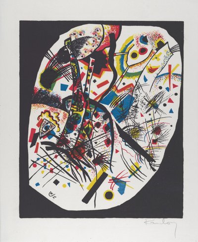 Kleine Werelden III, 1922 door Wassily Kandinsky