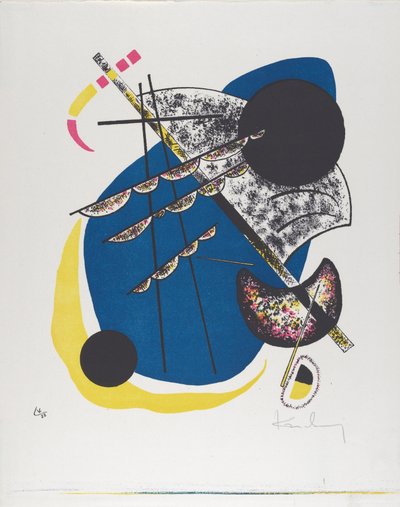 Kleine Werelden II, 1922 door Wassily Kandinsky