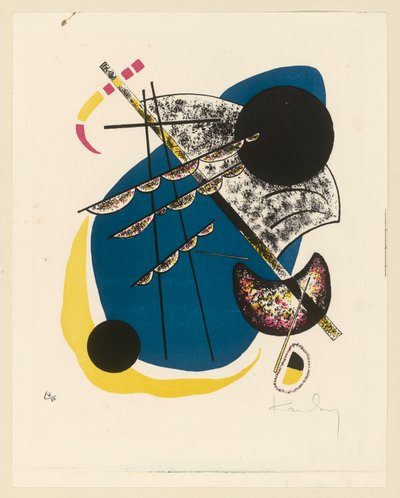 Kleine werelden II door Wassily Kandinsky
