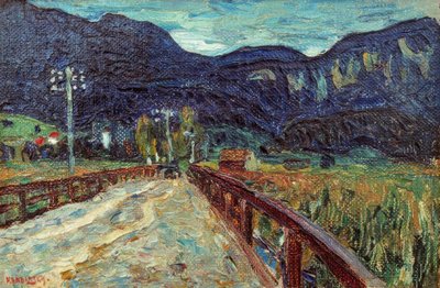 Kochel – De brug door Wassily Kandinsky