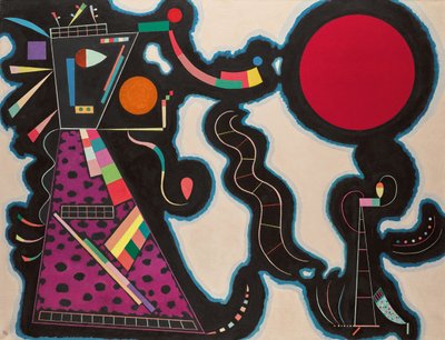 De Rode Cirkel, 1939 door Wassily Kandinsky
