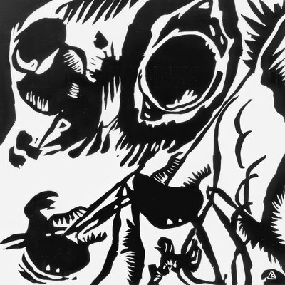 Motief uit Improvisatie 25 door Wassily Kandinsky