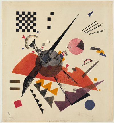 Oranje door Wassily Kandinsky