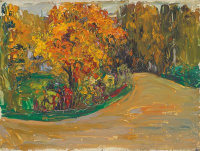 Park in de Herfst door Wassily Kandinsky
