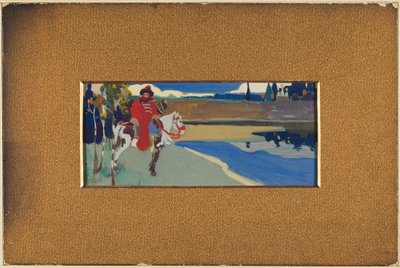 Russische ruiter door Wassily Kandinsky