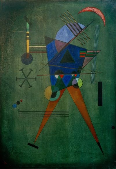 Zwarte driehoek door Wassily Kandinsky