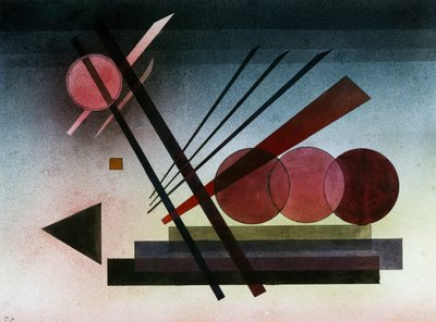 Schwebende Kraft door Wassily Kandinsky