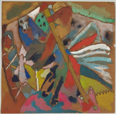 St. Georg II door Wassily Kandinsky
