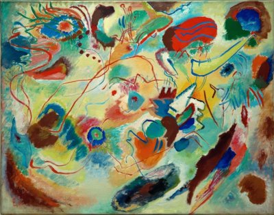 Studie voor Compositie VII door Wassily Kandinsky