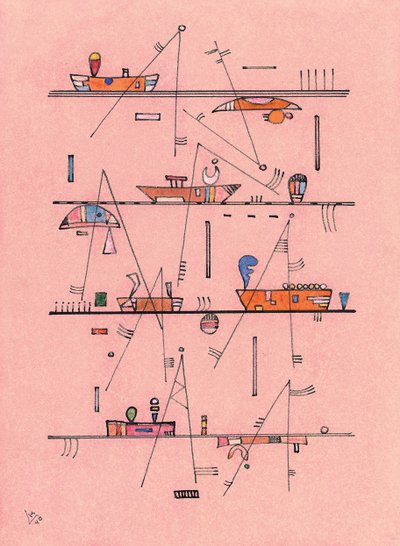 Zonder titel door Wassily Kandinsky
