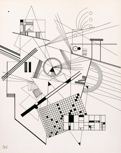 Zonder titel door Wassily Kandinsky