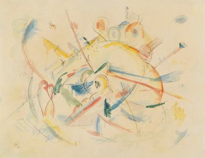 Zonder Titel, 1915 door Wassily Kandinsky