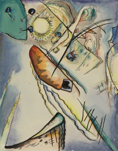 Zonder titel, 1916 door Wassily Kandinsky