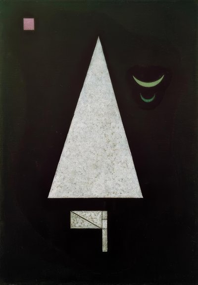 Witte scherpte door Wassily Kandinsky