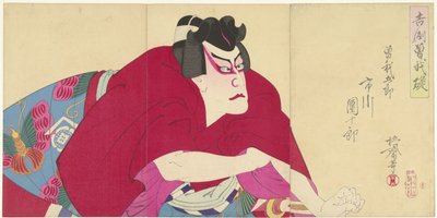 Ichikawa Danjuro IX als Soga no Goro door Watanabe Nobukazu
