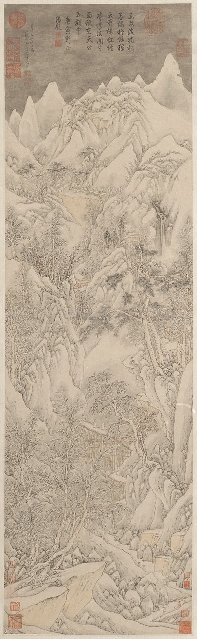 Landschap door Wen Boren