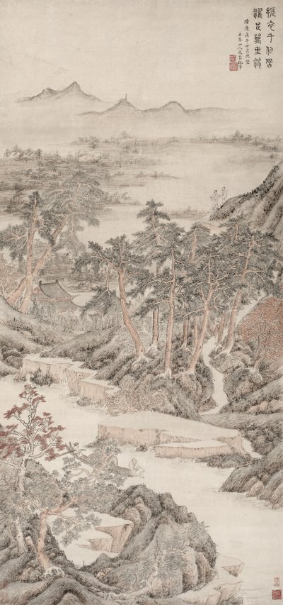 Het wassen van de voeten van de stoffige wereld, 1570 door Wen Boren