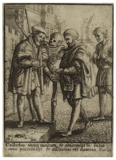Advocaat. Staat 2 door Wenceslaus Hollar