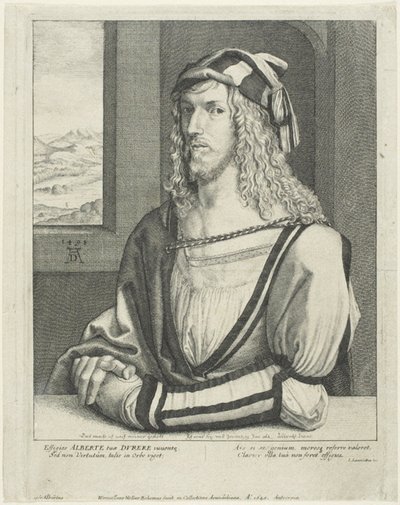 Albrecht Dürer door Wenceslaus Hollar