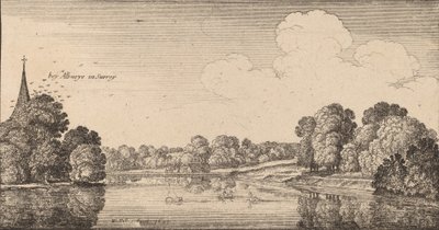 Albury, 1645 door Wenceslaus Hollar