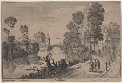 Antwerpen door Wenceslaus Hollar