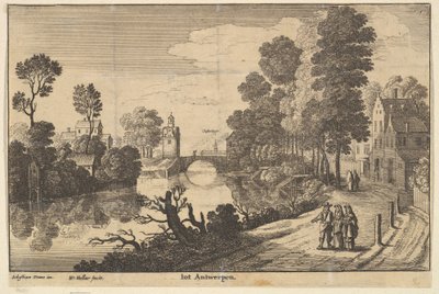 Antwerpen door Wenceslaus Hollar