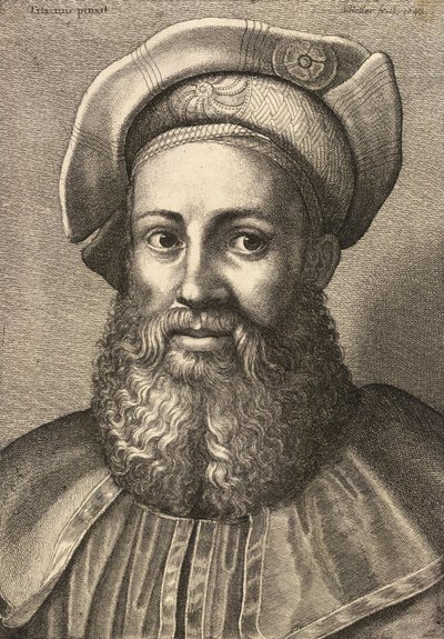 Aretino. Staat 2 door Wenceslaus Hollar