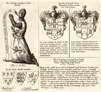 Pijl (glas-in-lood). Staat 2 door Wenceslaus Hollar