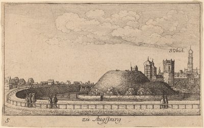 Augsburg door Wenceslaus Hollar