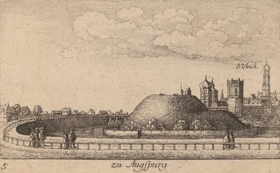 Augsburg, 1635 door Wenceslaus Hollar