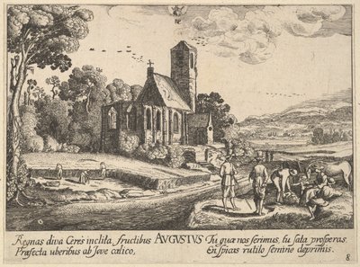 Augustus, 1628-29 door Wenceslaus Hollar