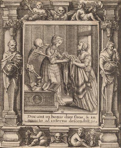 Bruid, 1651 door Wenceslaus Hollar