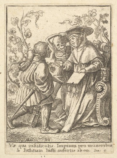 Kardinaal, uit de Dans van de Dood door Wenceslaus Hollar