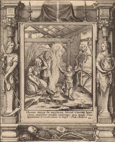 Kind, 1651 door Wenceslaus Hollar