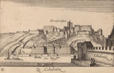 Koblenz, 1635 door Wenceslaus Hollar