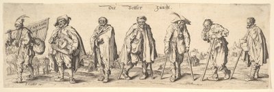 Die Bettler Zunfft, 1630 door Wenceslaus Hollar