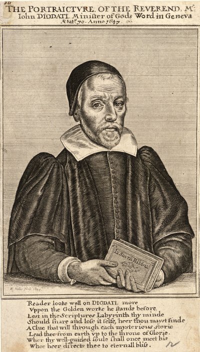 Diodati door Wenceslaus Hollar