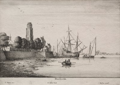 Dordrecht door Wenceslaus Hollar