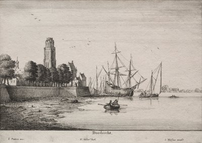 Dordrecht door Wenceslaus Hollar