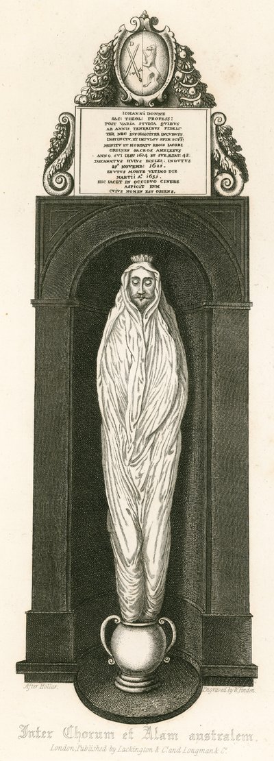 Dr. John Donne door Wenceslaus Hollar