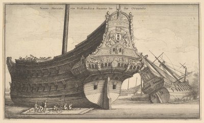 Nederlands Oost-Indiëvaarder, 1647 door Wenceslaus Hollar