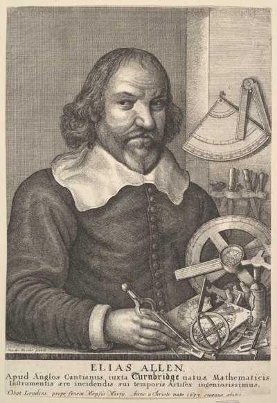 Elias Allen door Wenceslaus Hollar