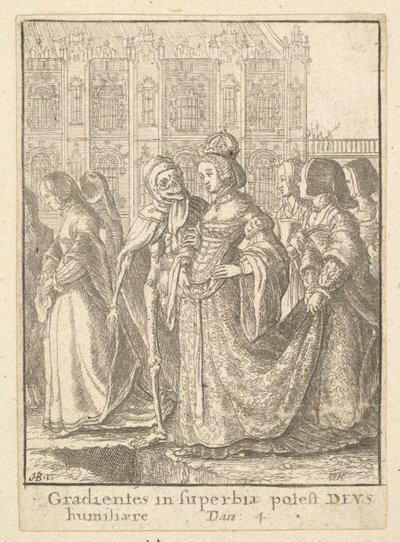 Keizerin, uit de Dans van de Dood door Wenceslaus Hollar
