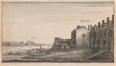 Engelse uitzichten: Whitehall Lambeth door Wenceslaus Hollar