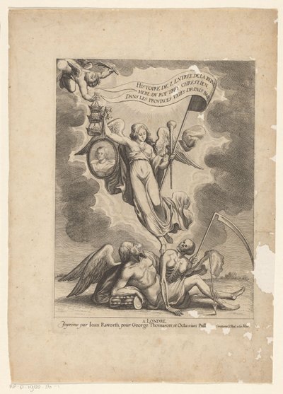 Faam overwint de tijd en de dood door Wenceslaus Hollar